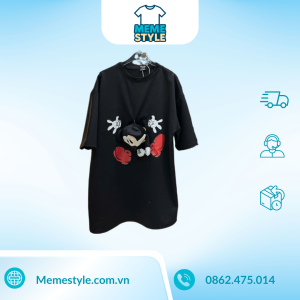 Áo Phông Có Gấu Mickey Nhà Meme Style – Item Local Brand Hot Hit Không Thể Bỏ Lỡ!