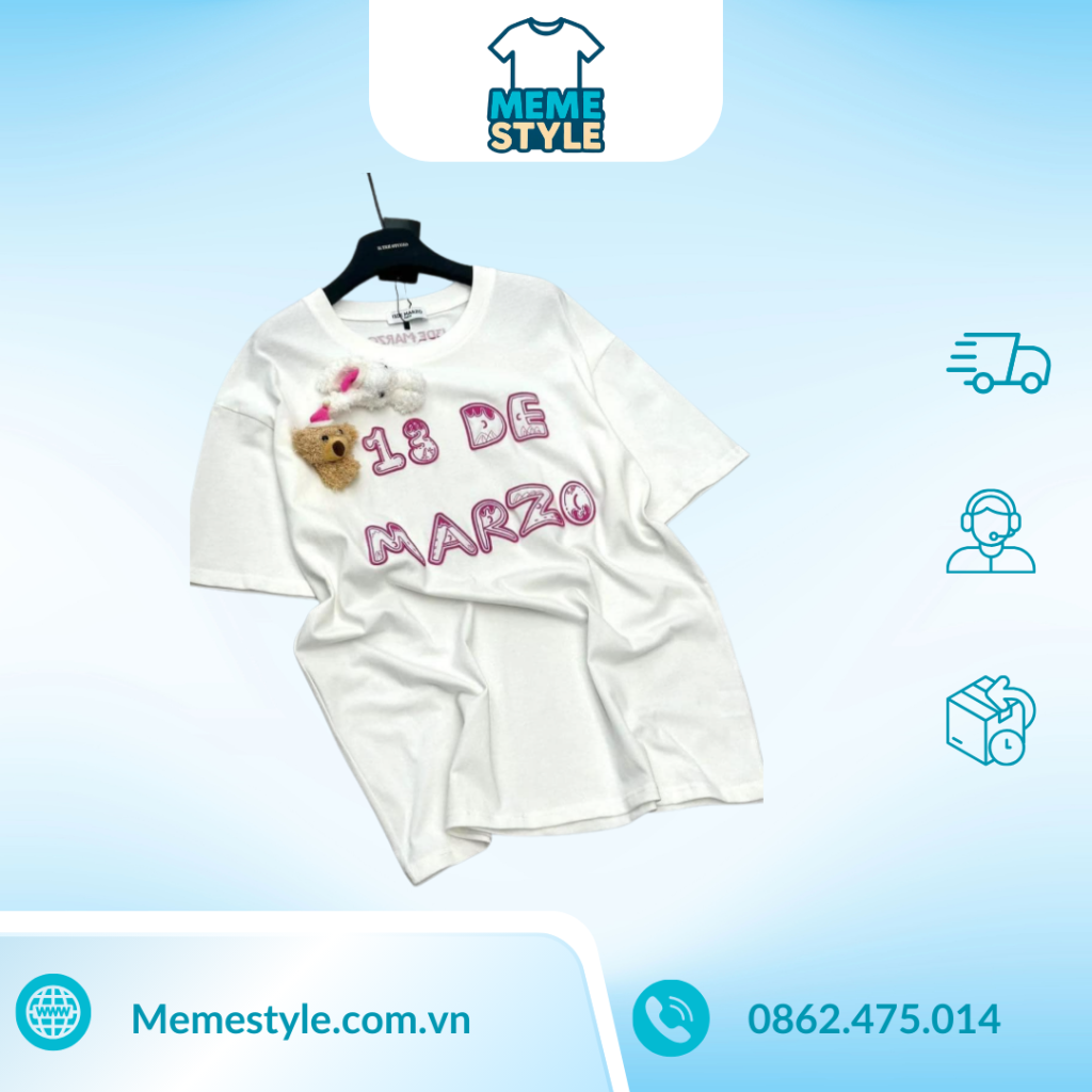 Áo phông nữ có gấu